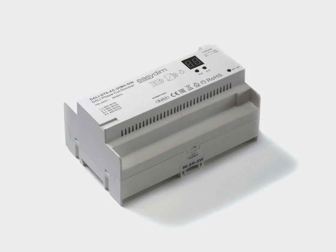 SWG Декодер DALI фазовый четырехканальный диммер 220В,, DALI-DT6-AC-DIM4-DIN - 00-00019614