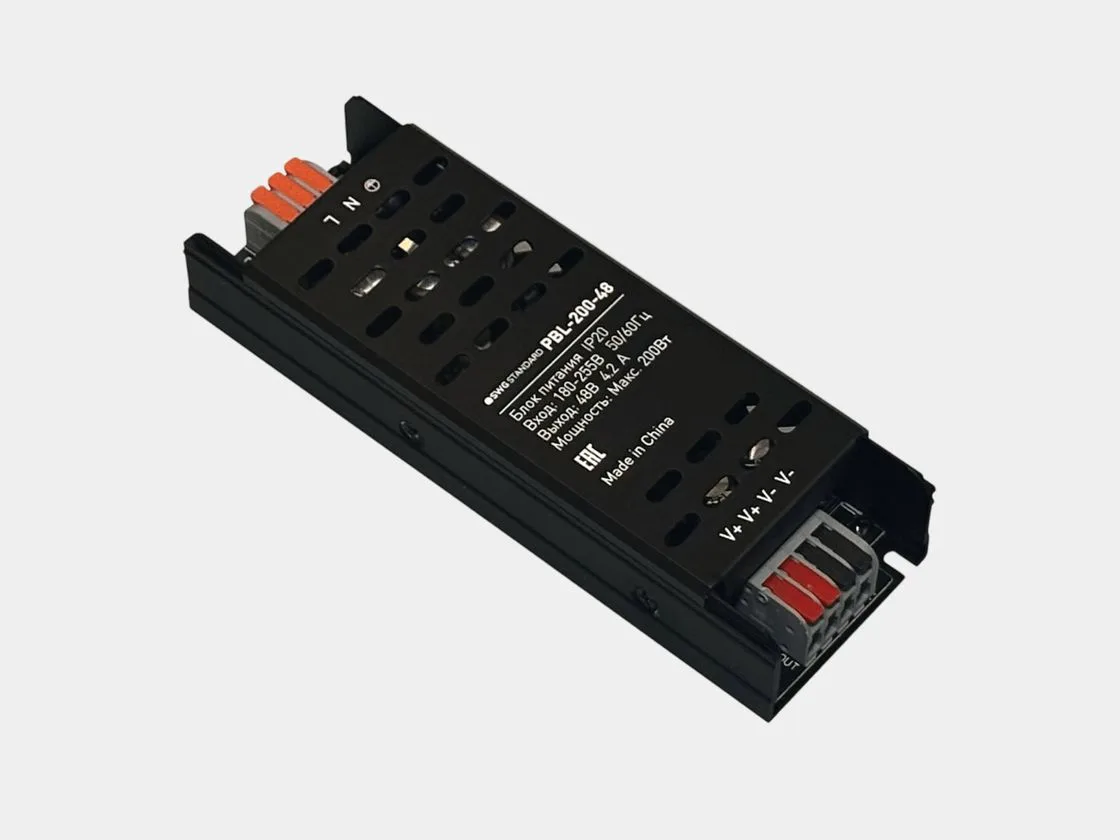 SWG Блок питания 48В IP20 200Вт PBL-200-48 - 00-00038346