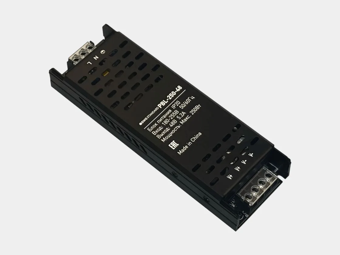 SWG Блок питания 48В IP20 250Вт PBL-250-48 - 00-00038347