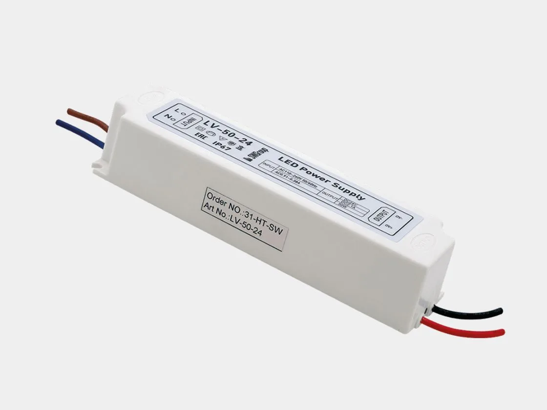 SWG Блок питания для светодиодных лент IP 67 пластик 50 W, 24V, LV-50-24 SWG Блок питания для светодиодных лент IP 67 пластик 50 W, 24V, LV-50-24