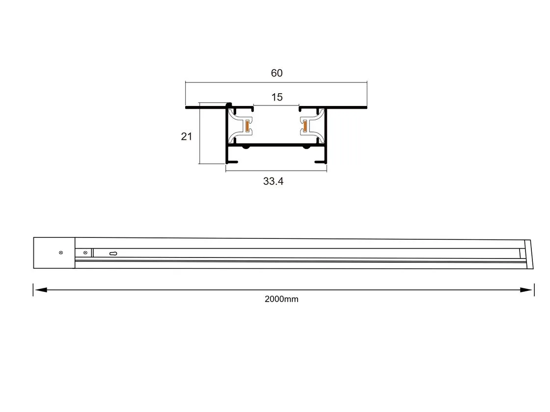 SWG Шинопровод однофазный встраиваемый белый, TR-RC-WH-2 - 00-00004906 SWG Шинопровод однофазный встраиваемый белый, TR-RC-WH-2 - 00-00004906