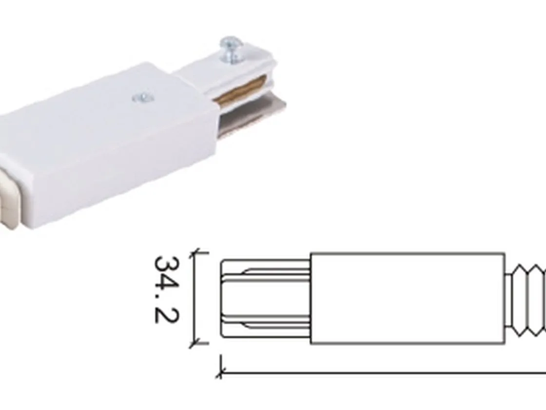 SWG FLEX-коннектор для однофазного трека гибкий,цвет:белый, CN2-WH-FLEX - 00-00008643 SWG FLEX-коннектор для однофазного трека гибкий,цвет:белый, CN2-WH-FLEX - 00-00008643
